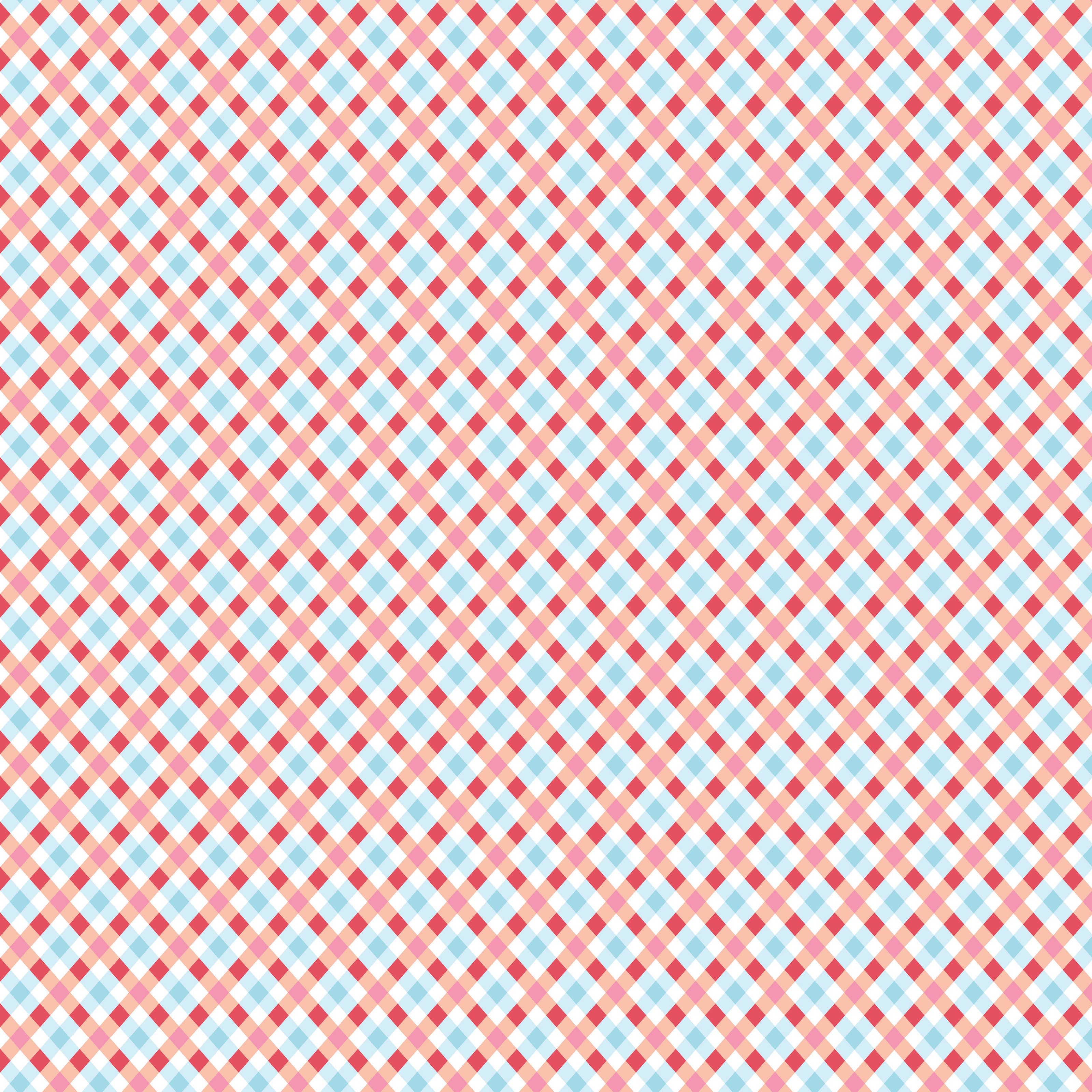 Love Notes Apricot Plaid