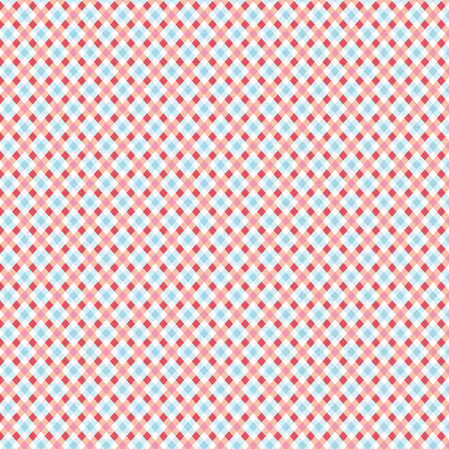 Love Notes Apricot Plaid