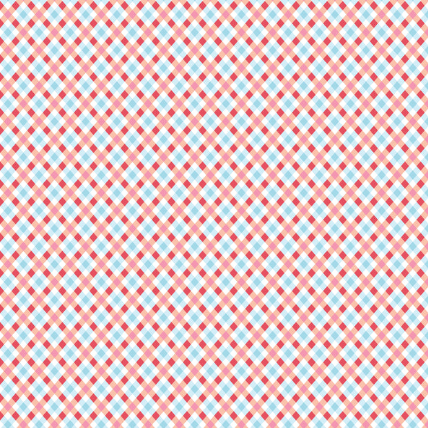 Love Notes Apricot Plaid