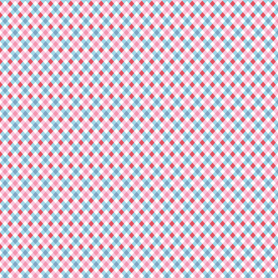 Love Notes Blue Plaid