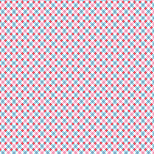 Love Notes Blue Plaid