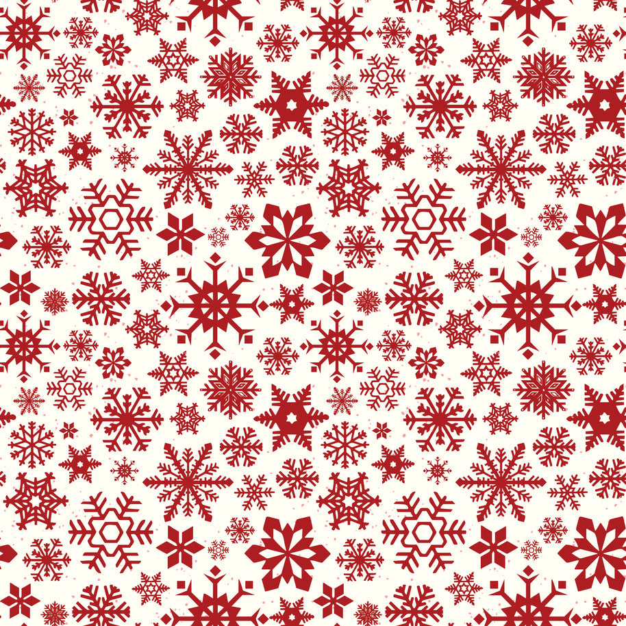 Mistletoe & Holly Cloud Snowflakes