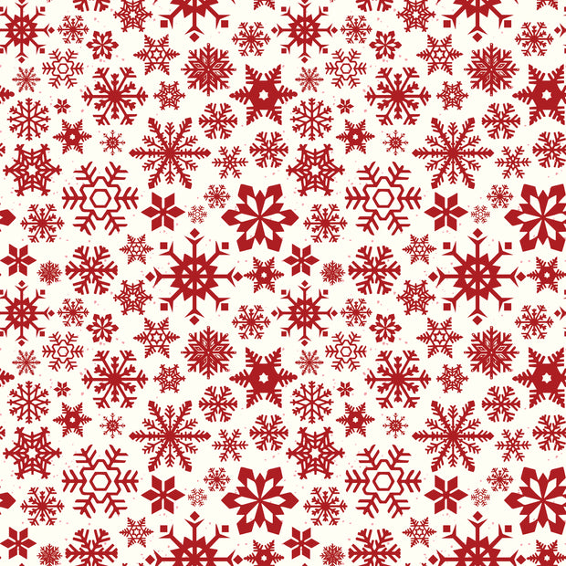 Mistletoe & Holly Cloud Snowflakes