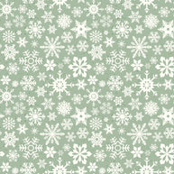 Mistletoe & Holly SAGE Snowflakes