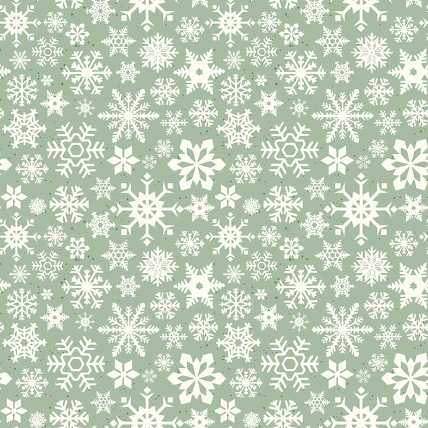 Mistletoe & Holly SAGE Snowflakes