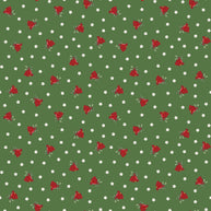 Mistletoe & Holly Clover Scattered Bells