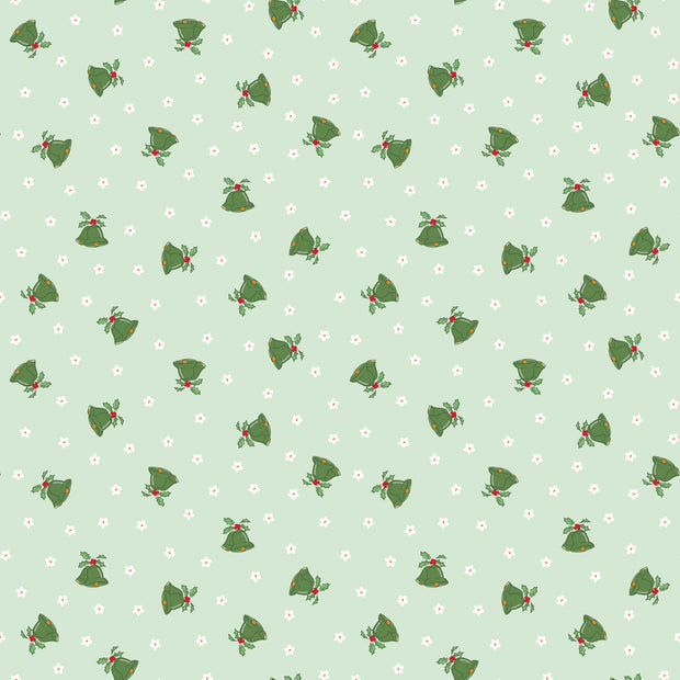 Mistletoe & Holly Hint of Mint Scattered Bells