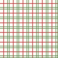 Mistletoe & Holly Cloud Plaid