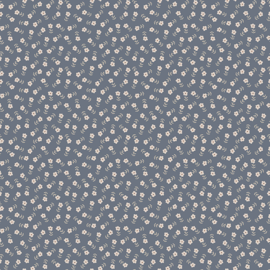 Cozy Bebe Blue Flowers