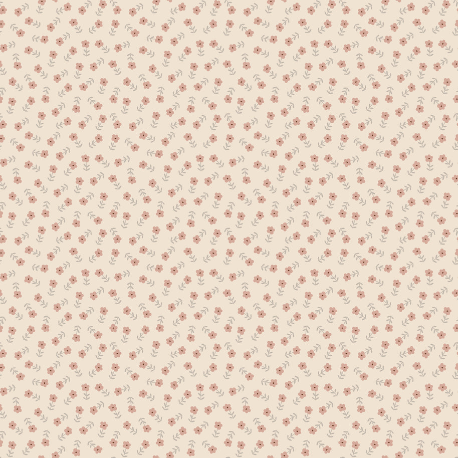 Cozy Bebe Cream Flowers