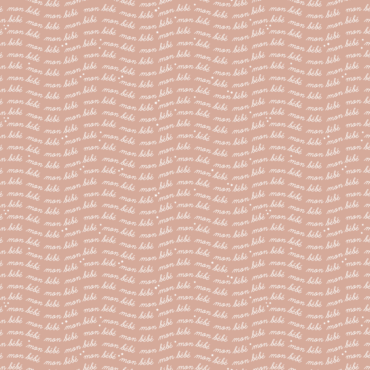 Cozy Bebe Mellow Rose Text