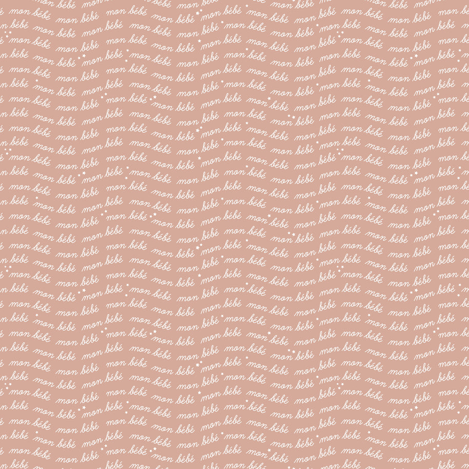 Cozy Bebe Mellow Rose Text
