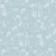 CD17251Blue Lettuce Patch Peter Rabbit™ and Benjamin Bunny™ 1/2m
