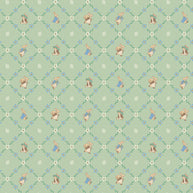 CD17254Green Lattice Peter Rabbit™ and Benjamin Bunny™ 1/2m