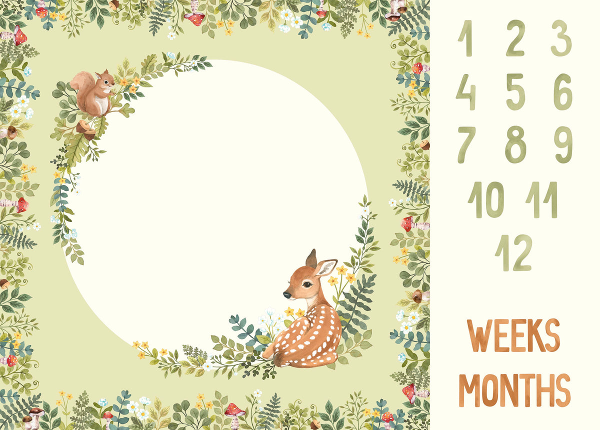 Northcott Fabrics - Woodland Babes Panel