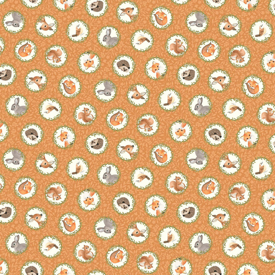 Northcott Fabrics - Woodland Babes 1/2m