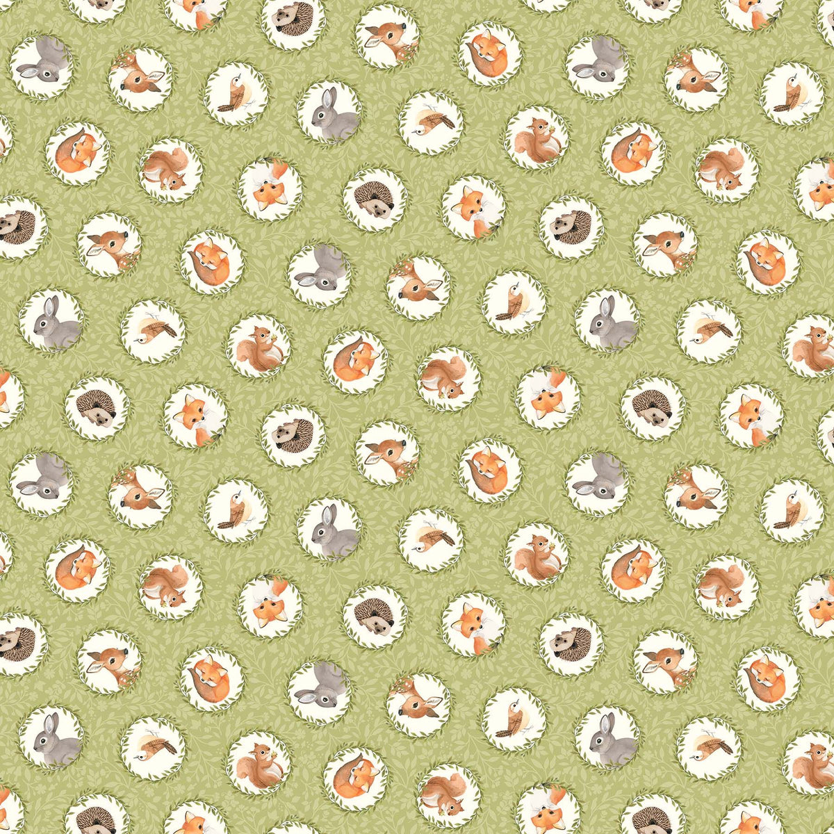 Northcott Fabrics - Woodland Babes 1/2m