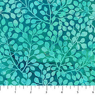Northcott - Dragonfly Dance Teal 1/2m