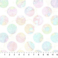 Northcott - Dragonfly Dance White Multil 1/2m