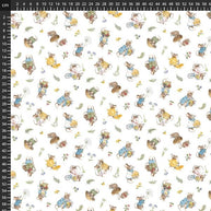 DP29007-10 Toss Mice White, Country Mouse by Deborah Edwards 1/2m