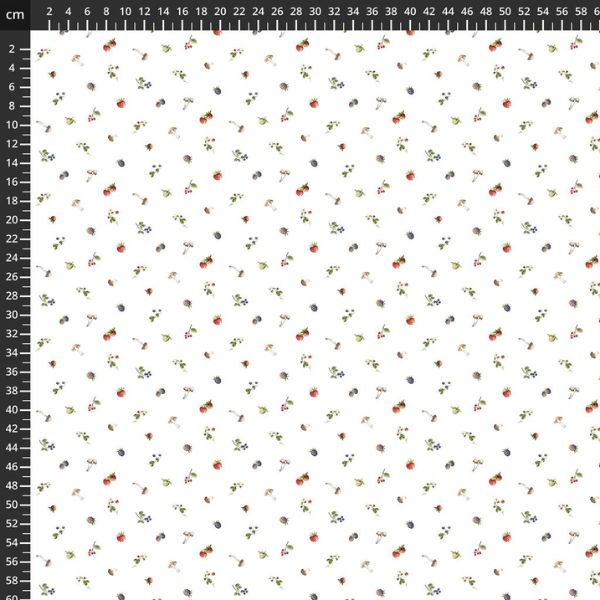 DP29011-10 Berry Toss White, Country Mouse by Deborah Edwards 1/2m