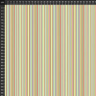 DP29012-10 Barcode Stripe White Multi, Country Mouse by Deborah Edwards 1/2m
