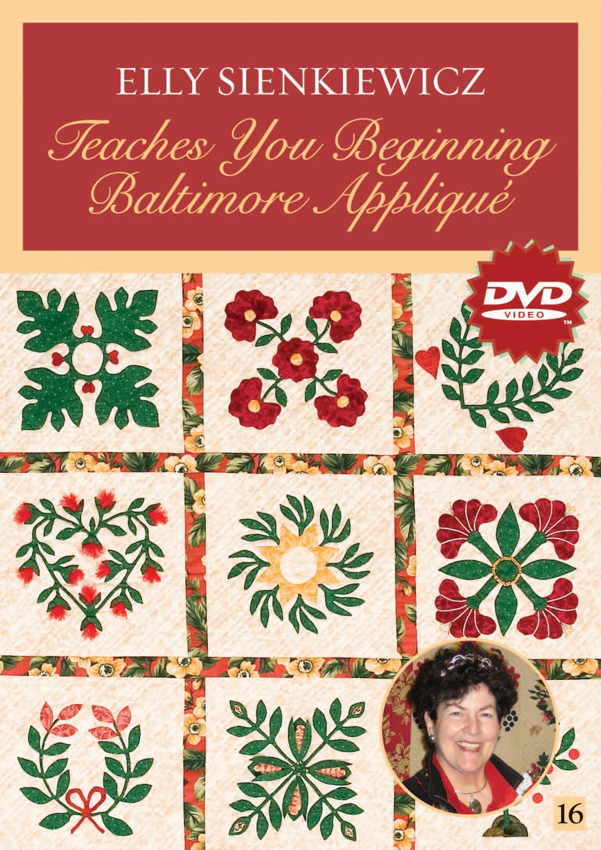 Elly Sienkiewicz Teaches You Beginning Baltimore Applique DVD