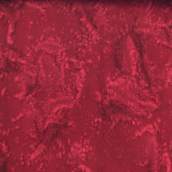 Hoffman 1895 Batik Watercolour Burgundy 1/2m