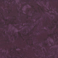 Hoffman 1895 Batik Watercolour Eggplant 1/2m