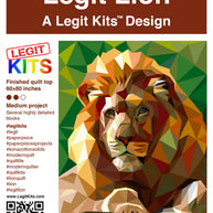 LK-PT006 Legit Lion Foundation Paper Pieced Pattern