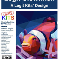 LK-PT017 Legit Clownfish Foundation Paper Pieced Pattern