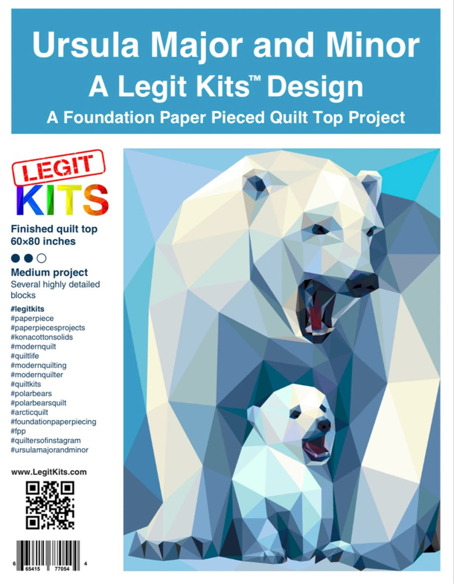 LK-PT029 Ursula Major & Minor Foundation Paper Pieced Pattern