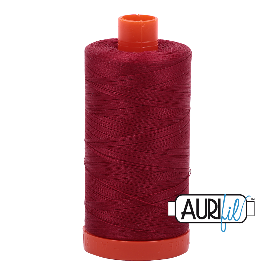 Aurifil 50wt Cotton Thread - 1103 Burgundy 1300m