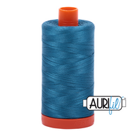 Aurifil 50wt Cotton Thread - 1125 Medium Teal 1300m