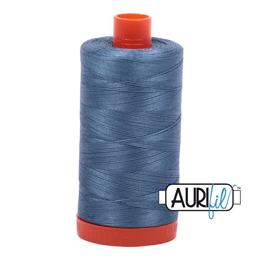 Aurifil 50wt Cotton Thread - 1126 Blue Grey 1300m