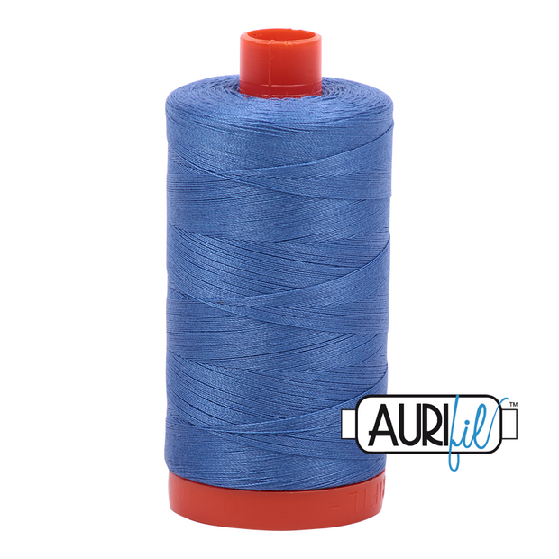 Aurifil 50wt Cotton Thread - 1128 Light Blue Violet 1300m