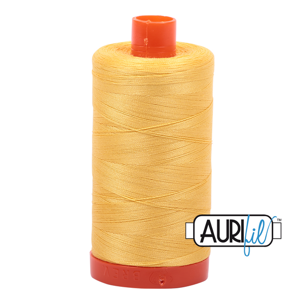 Aurifil 50wt Cotton Thread - 1135 Pale Yellow 1300m