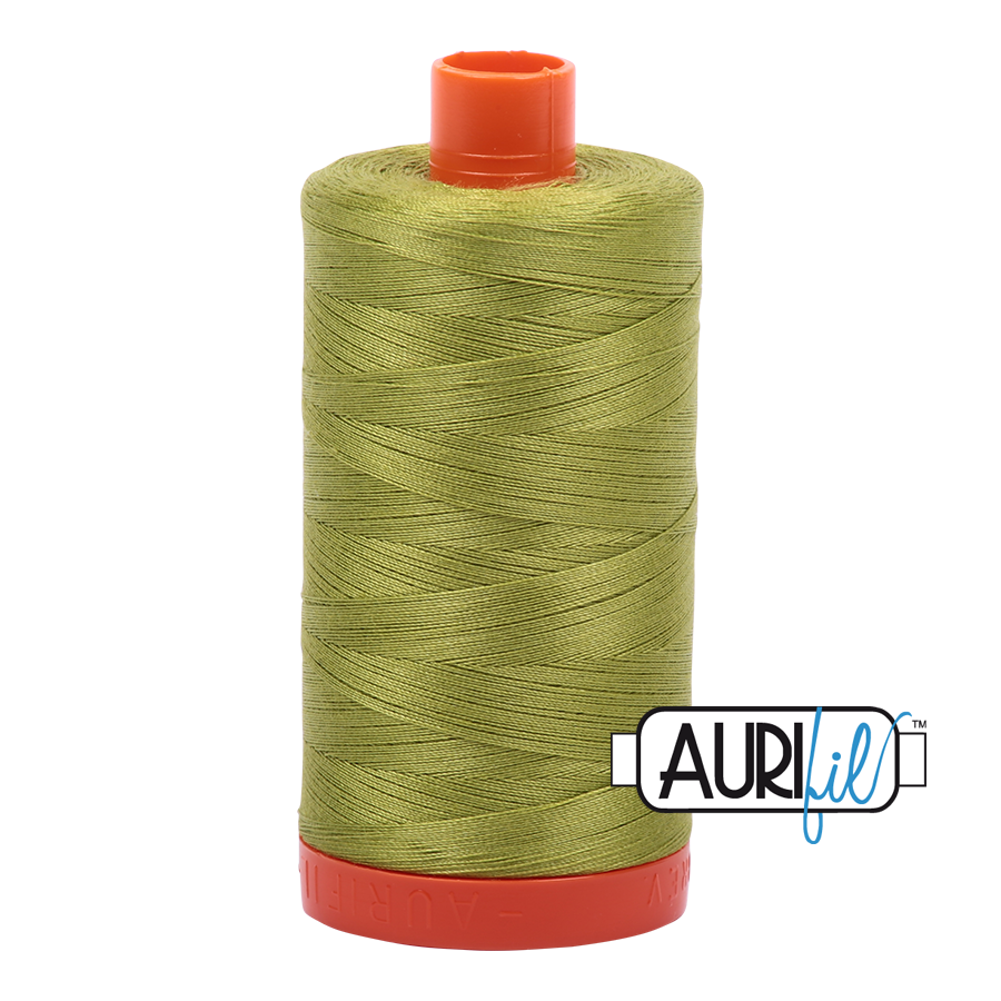 Aurifil 50wt Cotton Thread - 1147 Light Leaf Green 1300m