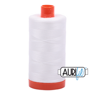 Aurifil 50wt Cotton Thread - 2021 Natural White 1300m