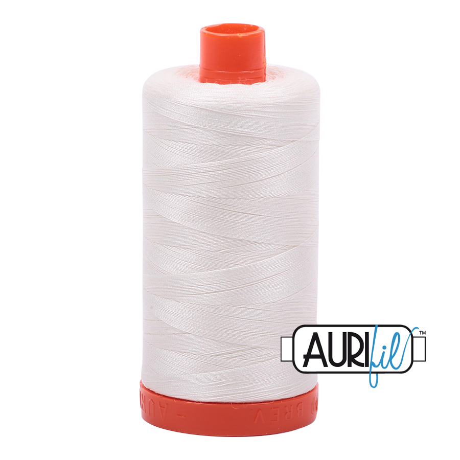Aurifil 50wt Cotton Thread - 2026 Chalk 1300m