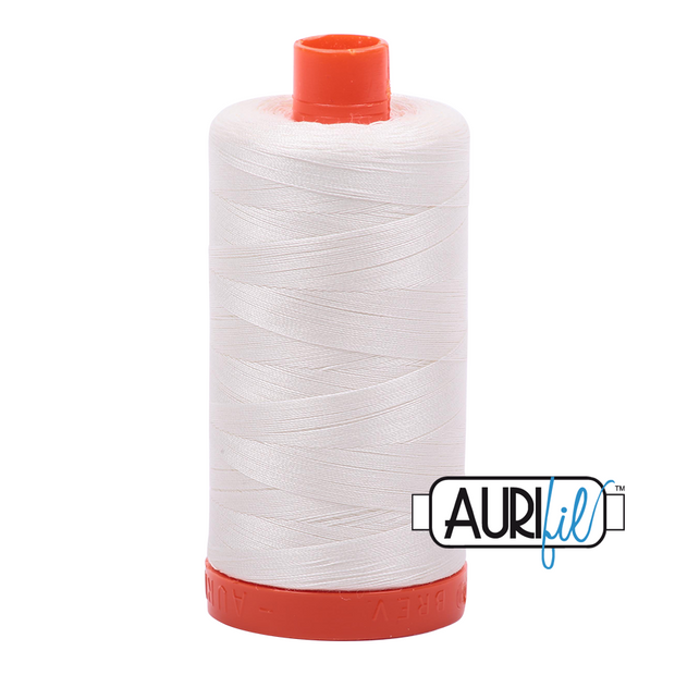 Aurifil 50wt Cotton Thread - 2026 Chalk 1300m