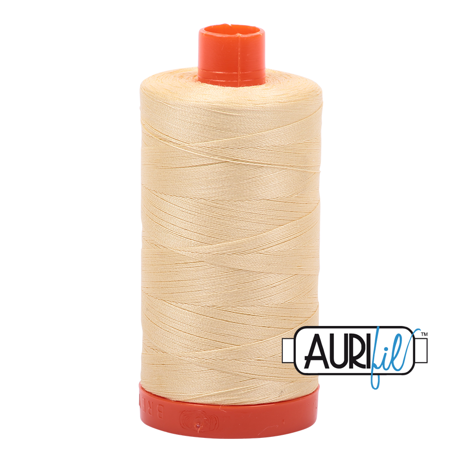 Aurifil 50wt Cotton Thread - 2105 Champagne 1300m