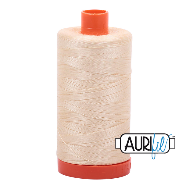 Aurifil 50wt Cotton Thread - 2123 Butter 1300m
