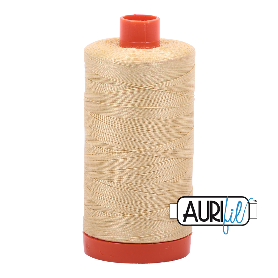 Aurifil 50wt Cotton Thread - 2125 Wheat 1300m
