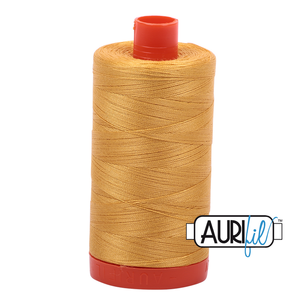 Aurifil 50wt Cotton Thread - 2132 Tarnished Gold 1300m