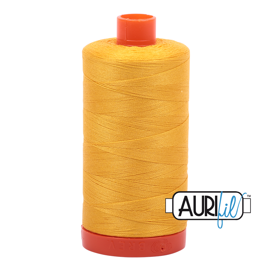 Aurifil 50wt Cotton Thread - 2135 Yellow 1300m