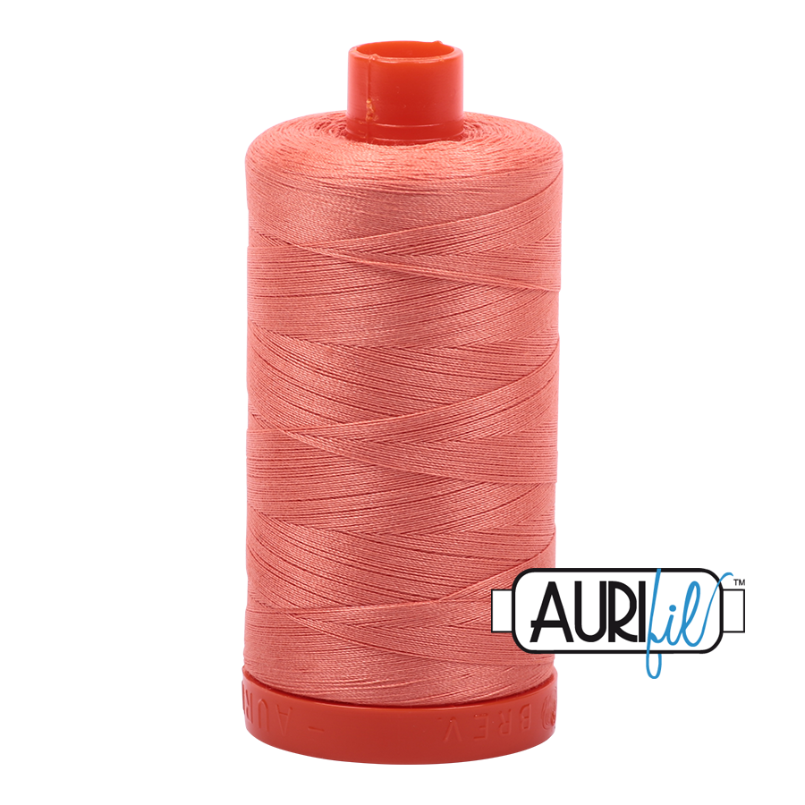 Aurifil 50wt Cotton Thread - 2220 Light Salmon 1300m