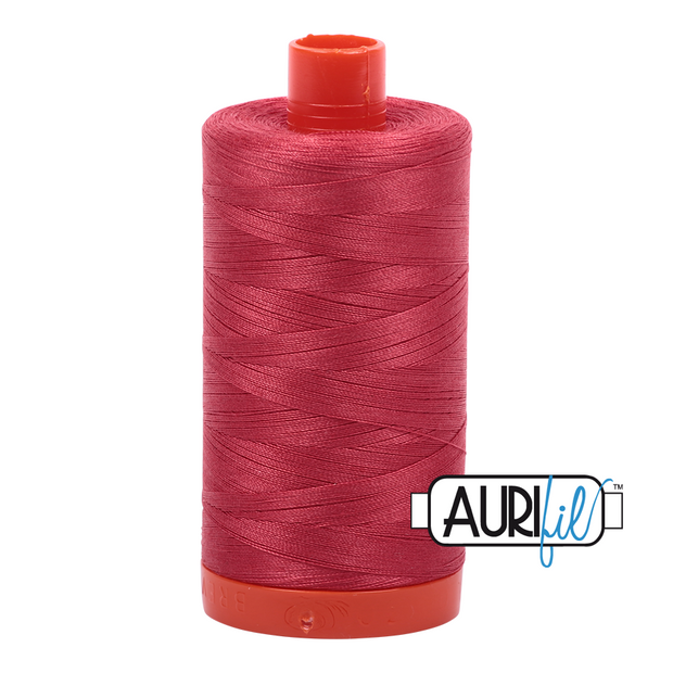 Aurifil 50wt Cotton Thread - 2230 Red Peony 1300m