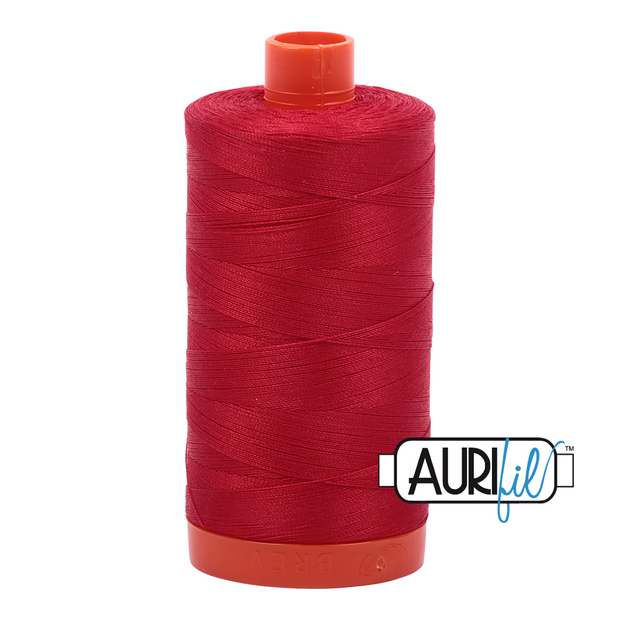 Aurifil 50wt Cotton Thread - 2250 Red 1300m