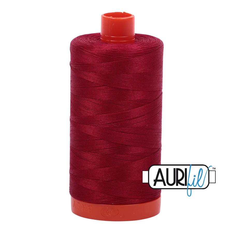 Aurifil 50wt Cotton Thread - 2260 Red Wine 1300m